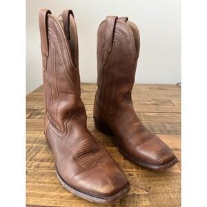 Tecovas The Jackson Square Toe Cowboy Boots Mens 8.5D 1016